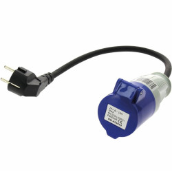 Adattatore femmina P17 maschio 230V 16A con cavo IP44 64000210--IMN PIECESBATEAUX.COM