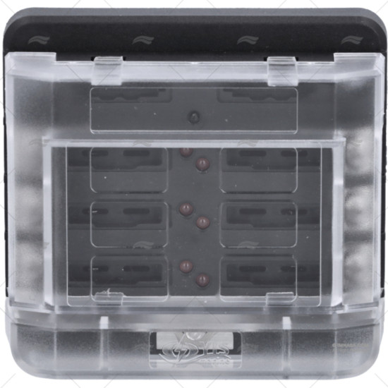 Caja de fusibles ATC de 6 A con tapa, máx. 100 A 65000680 PIECESBATEAUX.COM