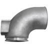 Codo de escape de acero inoxidable VOLVO Diesel D30, D40 MAR261INOX PIECESBATEAUX.COM