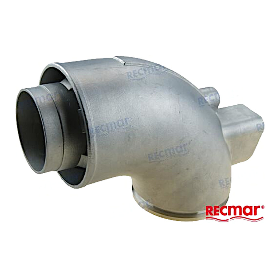 Codo de escape de acero inoxidable VOLVO Diesel D30, D40 MAR261INOX PIECESBATEAUX.COM