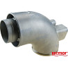 Gomito scarico inox VOLVO Diesel D30, D40 MAR261INOX PIECESBATEAUX.COM