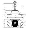 Support Moteur M12 55kgs GS38103 PIECESBATEAUX.COM
