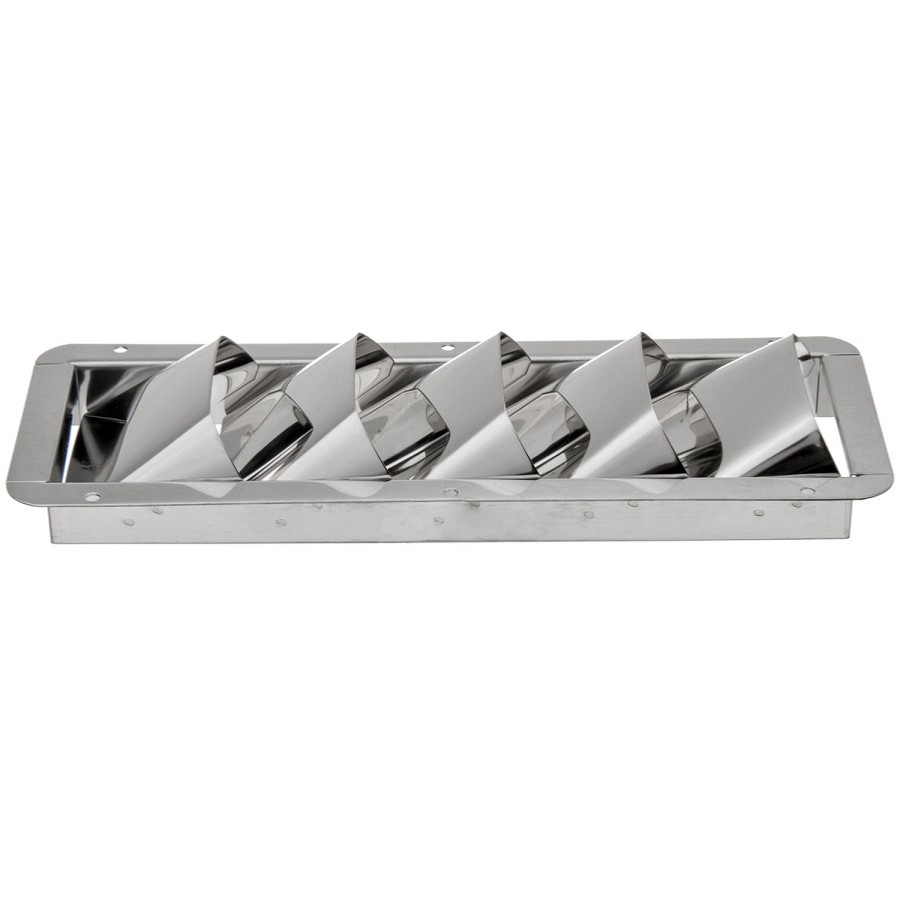 Griglia di aerazione motore tipo Louvres ATTWOOD in acciaio inox a 5 alette ATW1488-5 PIECESBATEAUX.COM