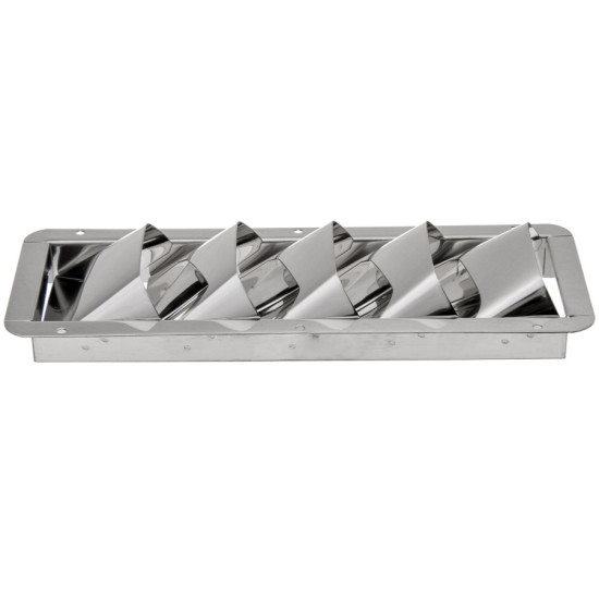 Motorlüftergitter Typ ATTWOOD aus Edelstahl mit 5 Lamellen ATW1488-5 PIECESBATEAUX.COM