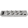 Rejilla de ventilación del motor tipo ATTWOOD de lamas de acero inoxidable de 5 aletas ATW1488-5 PIECESBATEAUX.COM