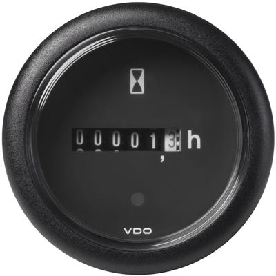 Horamètre VDO Viewline Ø52mm Noir