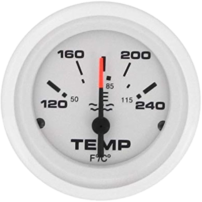 Indicateur de température d'eau VEETHREE (Série Artic White) 120-240°F type US
