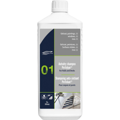 01 - Shampoing auto-sechant Perloban® - Bidon de 1 Litre