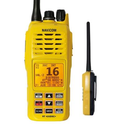 VHF portable Navicom RT420DSC+ Pack 5W étanche et flottante avec GPS et DSC