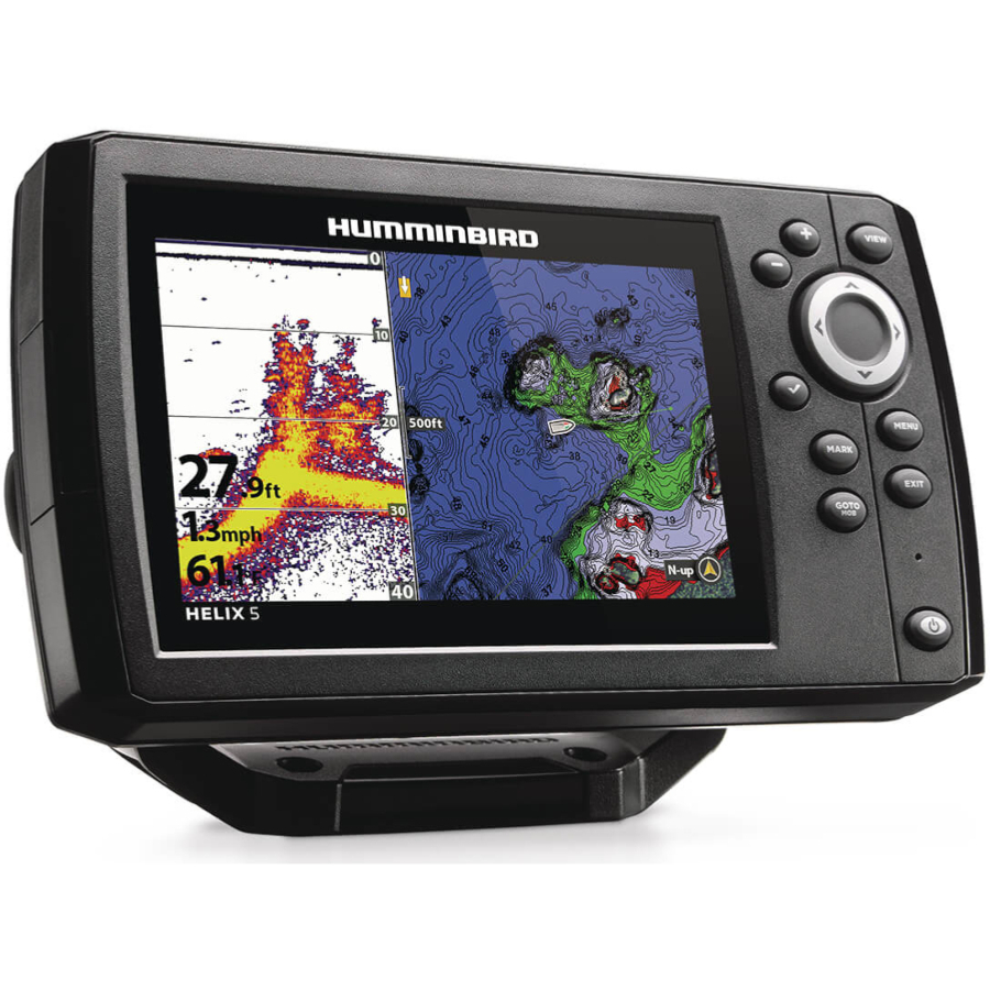 Combiné Sondeur GPS Lecteur de Cartes HUMMINBIRD Helix 5G3 CHIRP bateau &  hors-bord H5G3-CDSTA