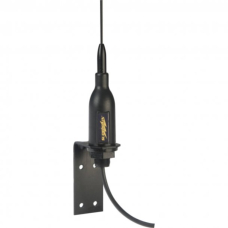 Antenne VHF SUPERGAIN Task 3 dB Fouet Noir (avec câble 6m)