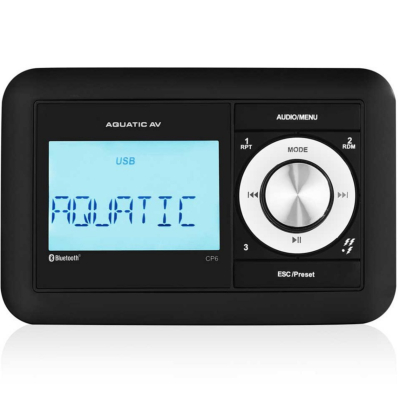Radio marine étanche Aquatic DAB AM/FM MP3 USB BLUETOOTH 288W
